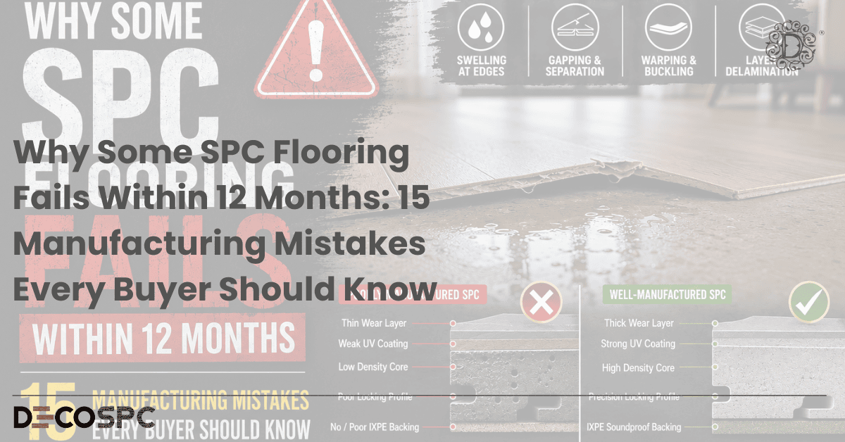 Why Some SPC Flooring Fails Within 12 Months: 15 Manufacturing Mistakes Every Buyer Should Know